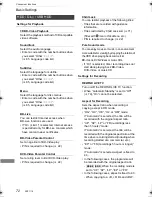 Preview for 72 page of Panasonic DMR-BWT850 Operating Instructions Manual