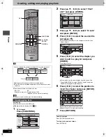 Preview for 34 page of Panasonic DMR-E65S - DVD Recorder With SD Card Slot Operating Instructions Manual