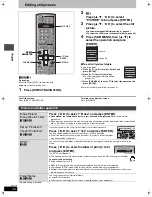 Preview for 36 page of Panasonic DMR-E65S - DVD Recorder With SD Card Slot Operating Instructions Manual