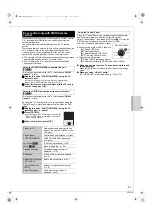 Preview for 47 page of Panasonic DMR-EZ49VEB Operating Instructions Manual