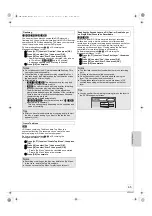 Preview for 65 page of Panasonic DMR-EZ49VEB Operating Instructions Manual