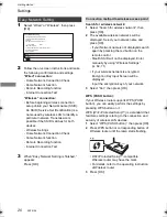 Preview for 20 page of Panasonic DMR-PWT540 Operating Instructions Manual