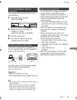 Preview for 31 page of Panasonic DMR-PWT540 Operating Instructions Manual