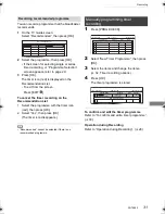 Preview for 31 page of Panasonic DMR-PWT550 Operating Instructions Manual