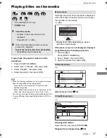 Preview for 37 page of Panasonic DMR-PWT550 Operating Instructions Manual