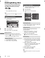 Preview for 42 page of Panasonic DMR-PWT550 Operating Instructions Manual