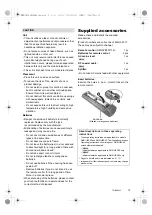 Preview for 3 page of Panasonic DMR-UBC90 Operating Instructions Manual