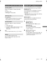 Preview for 23 page of Panasonic DMR-XW440 Operating Instructions Manual