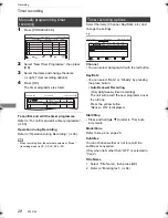 Preview for 28 page of Panasonic DMR-XW440 Operating Instructions Manual