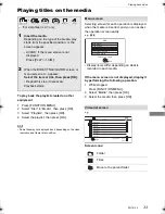 Preview for 33 page of Panasonic DMR-XW440 Operating Instructions Manual