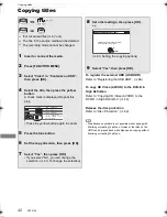 Preview for 42 page of Panasonic DMR-XW440 Operating Instructions Manual