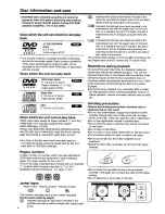 Preview for 6 page of Panasonic DMRE10 - DVD VIDEO RECORDER Operating Instructions Manual