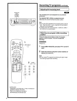 Preview for 54 page of Panasonic DMRE10 - DVD VIDEO RECORDER Operating Instructions Manual