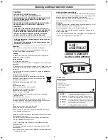 Preview for 4 page of Panasonic DMRE20 - DVD VIDEO RECORDER Operating Instructions Manual