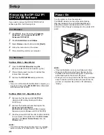 Preview for 28 page of Panasonic DP-CL21 Series Setup Manual