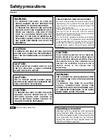 Preview for 2 page of Panasonic DVCPRO AJ-BS901EN Operating Instructions Manual