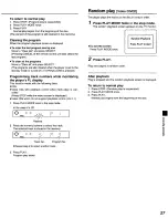 Preview for 27 page of Panasonic DVD-A112 Operating Instructions Manual