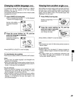 Preview for 29 page of Panasonic DVD-A112 Operating Instructions Manual