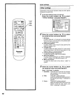 Preview for 40 page of Panasonic DVD-A112 Operating Instructions Manual