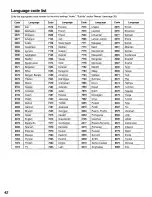 Preview for 42 page of Panasonic DVD-A112 Operating Instructions Manual