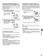 Preview for 29 page of Panasonic DVD-A115U Operating Instructions Manual