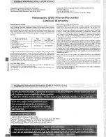 Preview for 22 page of Panasonic DVD-CV37 Operating Instructions Manual