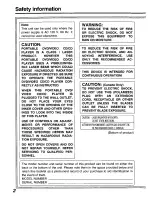 Preview for 2 page of Panasonic DVD-L10 Operating Instructions Manual