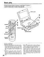 Preview for 30 page of Panasonic DVD-L10 Operating Instructions Manual