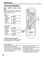 Preview for 42 page of Panasonic DVD-L10 Operating Instructions Manual