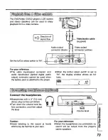 Preview for 73 page of Panasonic DVD-L10 Operating Instructions Manual