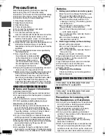 Preview for 4 page of Panasonic DVD-LS87 Operating Instructions Manual