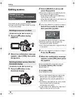 Preview for 64 page of Panasonic DVD Palmcorder VDR-D220 Operating Instructions Manual