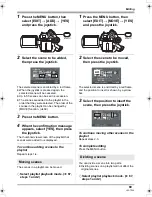 Preview for 69 page of Panasonic DVD Palmcorder VDR-D220 Operating Instructions Manual