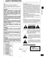 Preview for 3 page of Panasonic DVD-RV80 Operating Instructions Manual