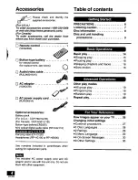 Preview for 4 page of Panasonic DVDPA65 - PORTABLE DVD Operating Instructions Manual