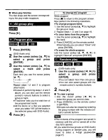 Preview for 19 page of Panasonic DVDPA65 - PORTABLE DVD Operating Instructions Manual