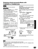 Preview for 25 page of Panasonic DVDPA65 - PORTABLE DVD Operating Instructions Manual