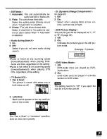 Preview for 31 page of Panasonic DVDPA65 - PORTABLE DVD Operating Instructions Manual