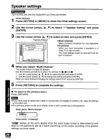 Preview for 38 page of Panasonic DVDPA65 - PORTABLE DVD Operating Instructions Manual