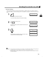 Preview for 75 page of Panasonic DX 1000 - PanaFax B/W Laser Printer User Manual