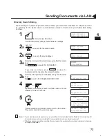 Preview for 77 page of Panasonic DX 1000 - PanaFax B/W Laser Printer User Manual