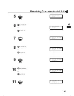 Preview for 101 page of Panasonic DX 1000 - PanaFax B/W Laser Printer User Manual