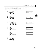 Preview for 133 page of Panasonic DX 1000 - PanaFax B/W Laser Printer User Manual