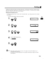 Preview for 137 page of Panasonic DX 1000 - PanaFax B/W Laser Printer User Manual