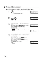 Preview for 148 page of Panasonic DX 1000 - PanaFax B/W Laser Printer User Manual