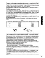 Preview for 35 page of Panasonic E110I Operating Instructions Manual