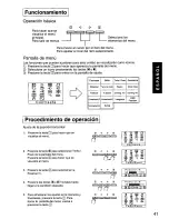 Preview for 43 page of Panasonic E110I Operating Instructions Manual