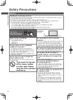 Preview for 4 page of Panasonic E55A series Operating Instructions Manual