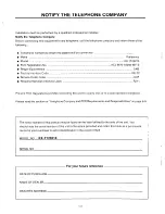 Preview for 3 page of Panasonic EASA-PHONE KX-T123210 Installation Manual