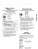 Preview for 19 page of Panasonic EASA-PHONE KX-T123230D Operating Instructions Manual